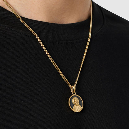 Enamel Jesus (Gold)