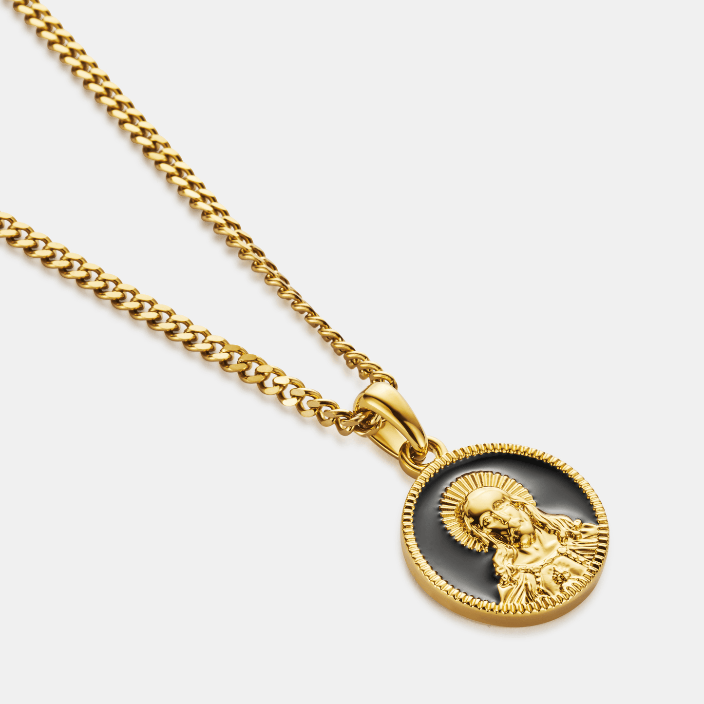 Enamel Jesus (Gold)