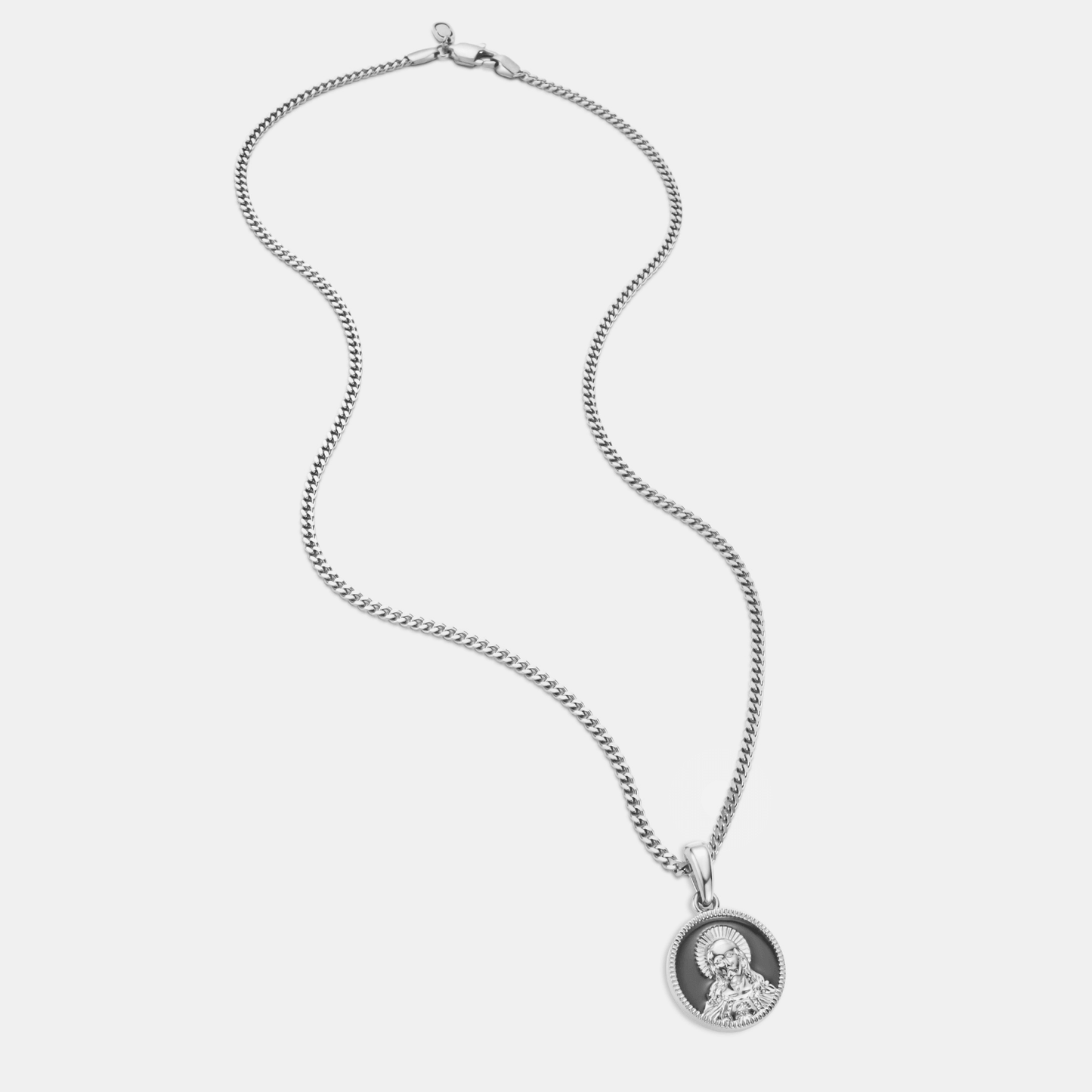 Enamel Jesus (Silver)