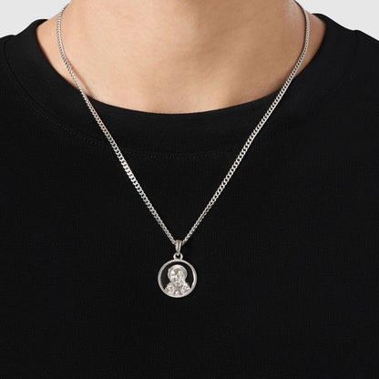 Enamel Jesus (Silver)