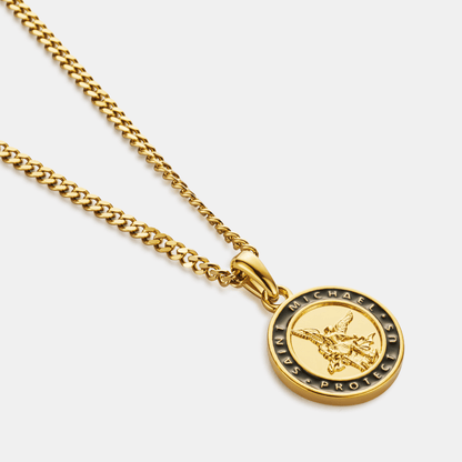 Enamel St Michael (Gold)