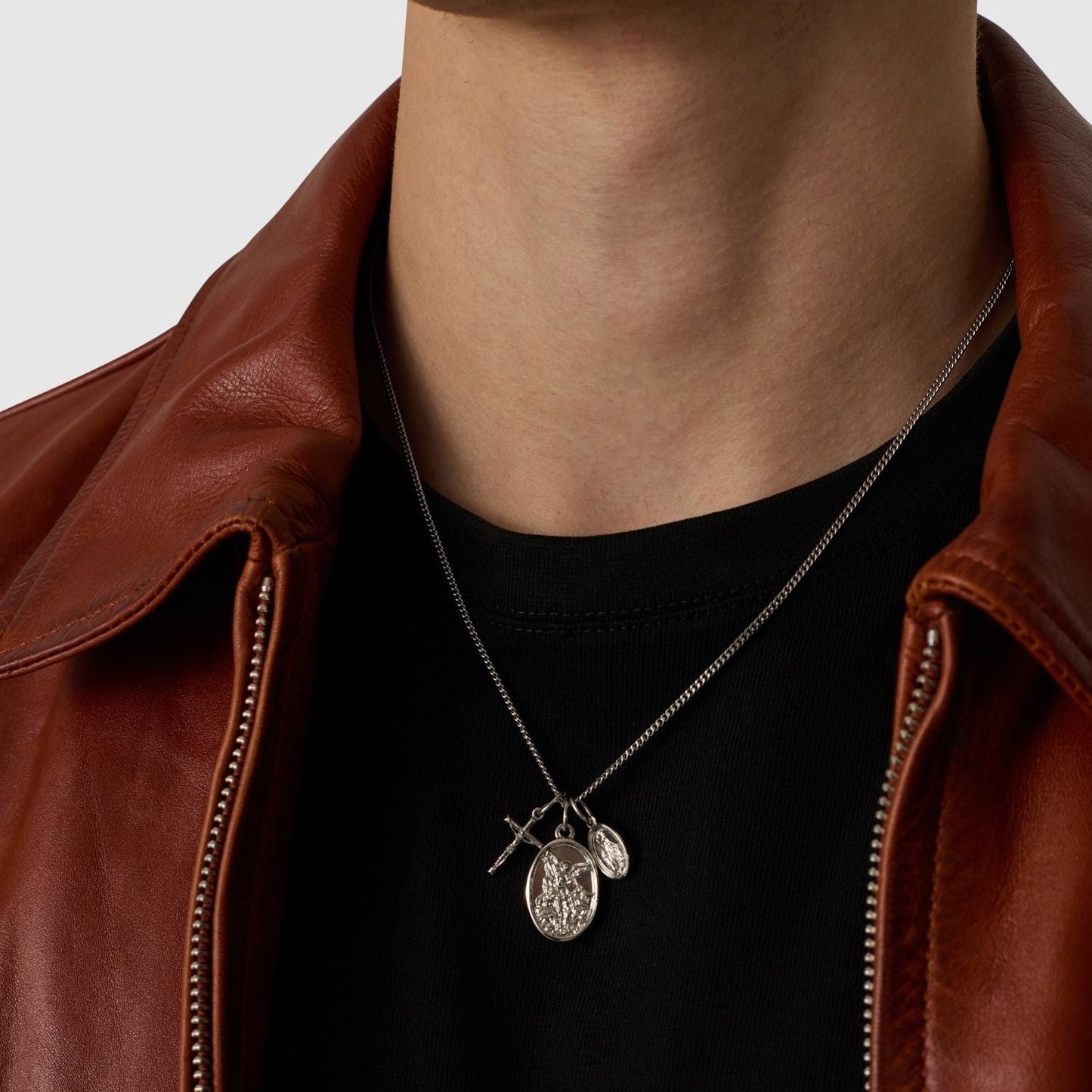 Jesus & Mary (Silver)